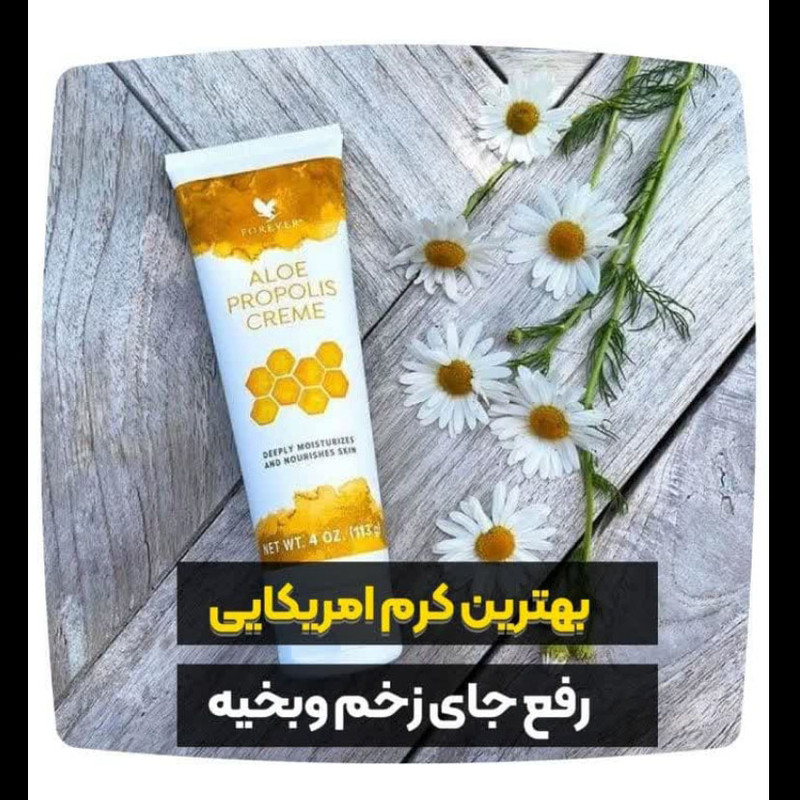کرم مرطوب کننده فوراور لیوینگ پروداکتس مدل آلوئه پروپولیس مناسب انواع پوست حجم 113 میلی لیتر - Image 3
