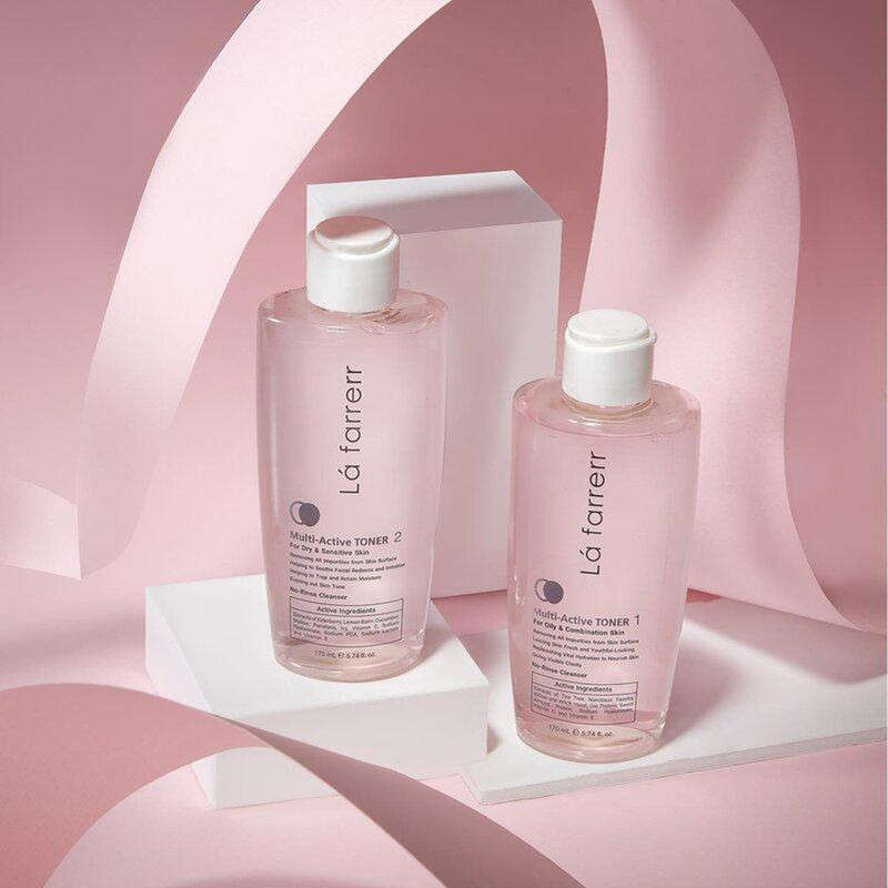 تونر پاک کننده صورت لافارر مدل مولتی اکتیو مناسب پوست های چرب و مختلط حجم 170 میلی لیتر - Image 8