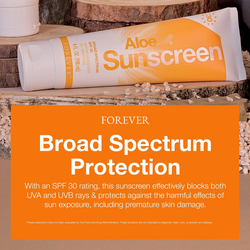 کرم ضد آفتاب بیرنگ فوراور لیوینگ پروداکتس، SPF 30، مدل 01، مناسب انواع پوست با حجم 118 میلیلیتر، محافظتکننده در برابر اشعههای UVA و UVB، ضد آب و مرطوبکننده، روشنکننده، دارای فرمولاسیون زینک اکساید، آلوئه ورا و ویتامین E، با ماندگاری 2 ساعته - Image 2