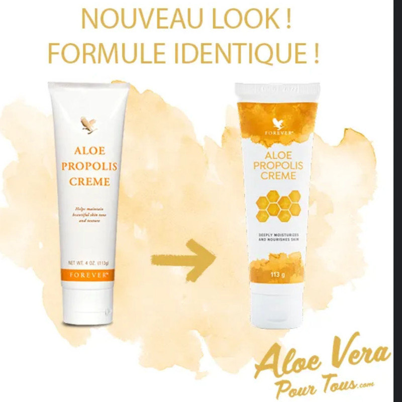 کرم مرطوب کننده فوراور لیوینگ پروداکتس مدل آلوئه پروپولیس مناسب انواع پوست حجم 113 میلی لیتر - Image 4