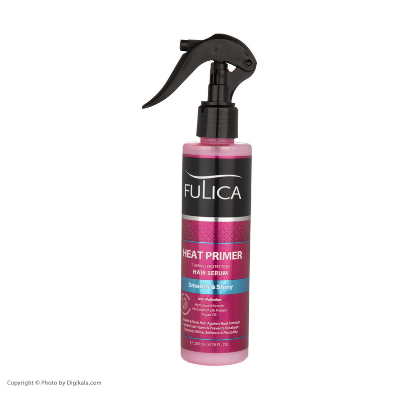 اسپری محافظ حرارتی مو فولیکا مدل Heat Primer حجم 200 میلی لیتر - Image 4