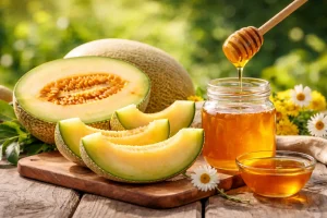 خوردن عسل و خربزه باعث چه چیزی میشود؟