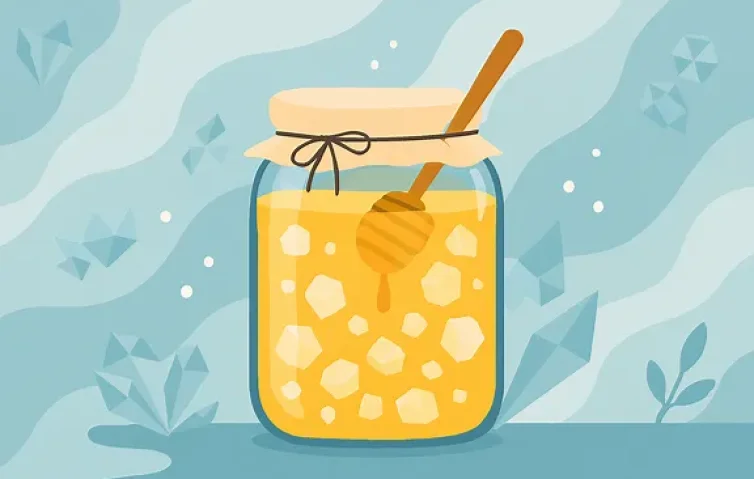 چرا عسل شکرک میزند؟